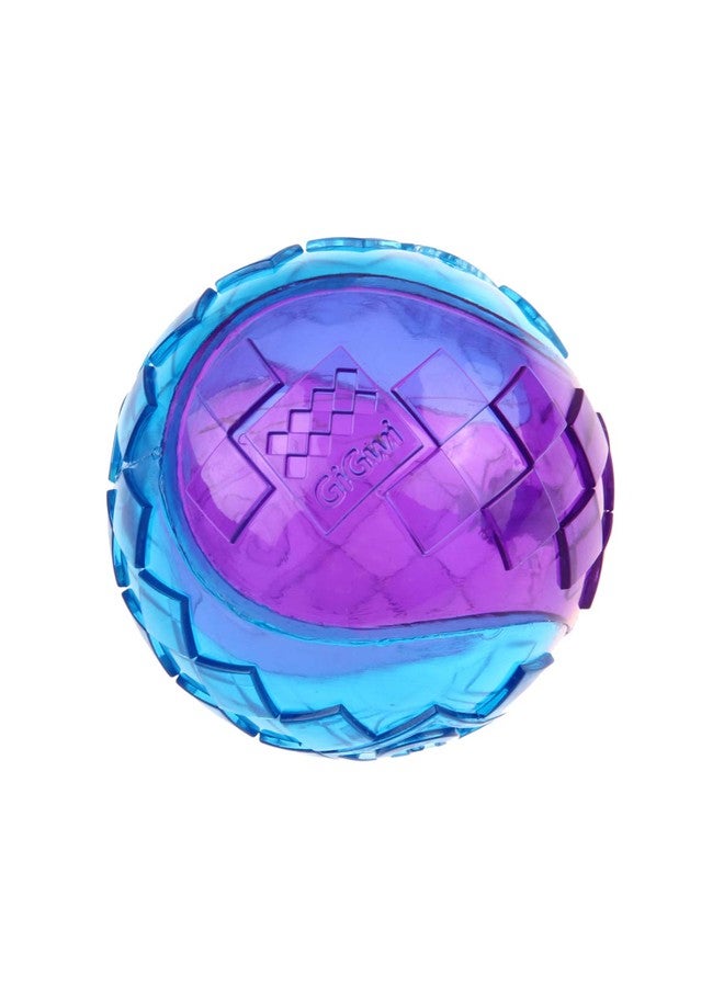 جيجوي كرة جيجوي الصريرية للكلاب، مثالية للعب والجلب، ارتداد عالٍ، تطفو على الماء، كرات مطاطية متينة وغير سامة للكلاب، لطيفة على الأسنان واللثة، لعبة مناسبة للكلاب متوسطة الحجم، لون بنفسجي، حجم متوسط - Image 3